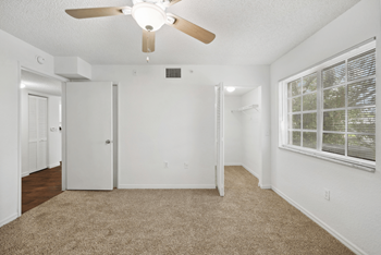 Spacious closets